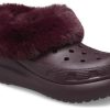 Crocs (WMNS) Furever Crush Shoes “Dark Cherry” 208446-6WD