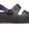 Crocs (WMNS) Hiker Xscape Sandal “Espresso Neon Purple” 208181-2A0