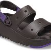 Crocs (WMNS) Hiker Xscape Sandal “Espresso Neon Purple” 208181-2A0