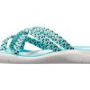 Crocs (WMNS) Knitted Flip-Flops Blue White 205728-4DY