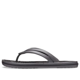 Crocs (WMNS) Leopard print Printing Flip-Flops Shoe Black 206490-02W