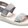 Crocs (WMNS) Literide Graphic Sandals “Grey” 205375-0E9