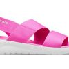 Crocs (WMNS) LiteRide Red Sandals 206081-6QV