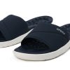 Crocs (WMNS) Reviva Lightweight Cozy Flat Casual Deep Blue Slippers 205474-462