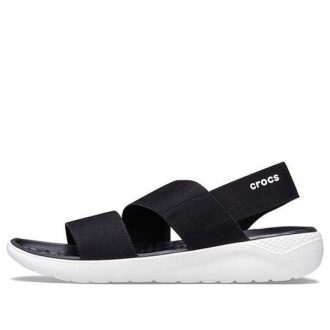 Crocs (WMNS) Shoes Sports sandals “Black White” 206081-066