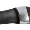 Crocs (WMNS) Sloane Shine Low Slide Flat Casual Black Silver Slippers “Black Silver” 206921-001 Crocs (WMNS) Sloane Shine Low Slide Flat Casual Black Silver Slippers “Black Silver” 206921-001