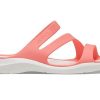 Crocs (WMNS) Soft Sole Cozy Sports Red Sandals 203998-6SL