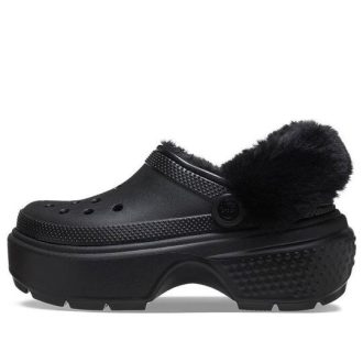 Crocs (WMNS) Stomp Lined Clogs “Black” 208546-001