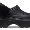 Crocs (WMNS) Stomp Lined Clogs “Black” 208546-001
