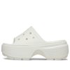 Crocs (WMNS) Stomp Slides “White” 209346-0WV