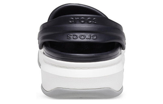 Crocsband Full Force Thick Sole Sandals Black White Unisex 206122-066 Crocsband Full Force Thick Sole Sandals Black White Unisex 206122-066