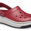 Crocsband Full Force Thick Sole Sandals Red White 206122-6RU