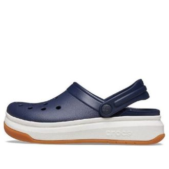 Crocsband Full Force Thick Sole Sandals Unisex Blue White 206122-462