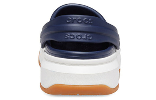 Crocsband Full Force Thick Sole Sandals Unisex Blue White 206122-462 Crocsband Full Force Thick Sole Sandals Unisex Blue White 206122-462