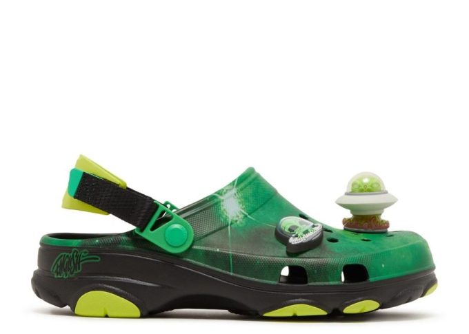 Ron English x All-Terrain Clog “Area 54 – Green Galaxy”