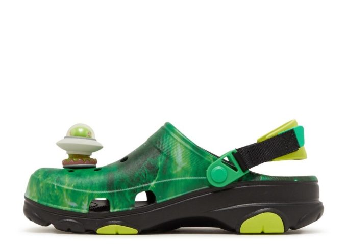 Ron English x All-Terrain Clog “Area 54 – Green Galaxy”