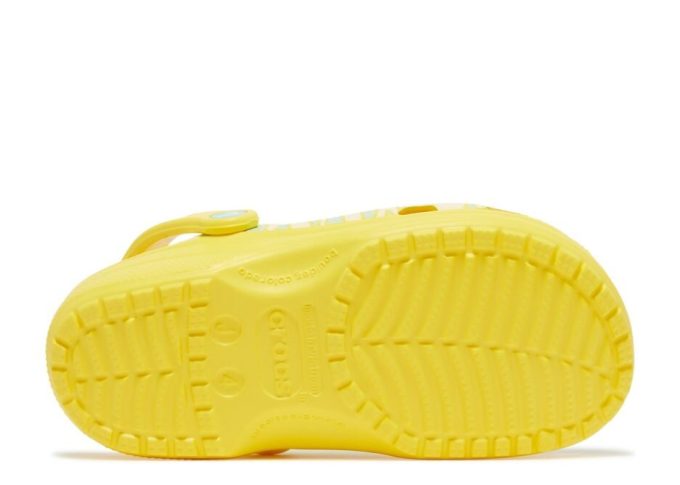 Ron English x Classic Clog Kids “Party Animals – Zebra Lemon”