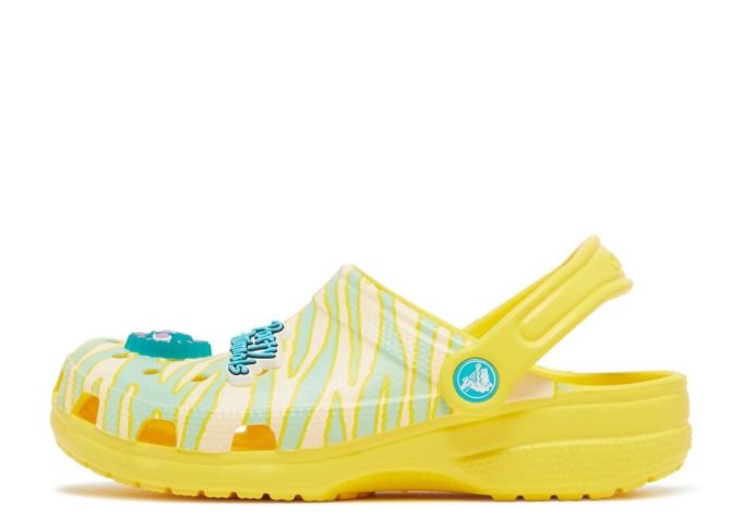Ron English x Classic Clog Kids “Party Animals – Zebra Lemon”